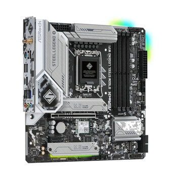 Placa Base Asrock Intel B760 LGA 1700 Micro ATX DDR5 WiFi 6E Bluetooth 5.3 RGB