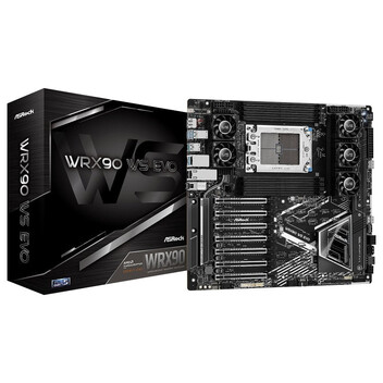 Placa Base ASRock WRX90 Chipset WRX90 Socket sTR5 E-ATX WRX90 WS EVO DDR5 PCIe 4.0 Ethernet 2.5G Placa Base ASRock WRX90 Chipset WRX90 Socket sTR5 E-ATX WRX90 WS EVO DDR5 PCIe 4.0 Ethernet 2.5G