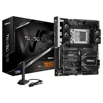 Placa Base Asrock AMD TRX50 sTR5 E-ATX TRX50 WS DDR5 WiFi 6E Multi-GPU PCIe 5.0 Placa Base Asrock AMD TRX50 sTR5 E-ATX TRX50 WS DDR5 WiFi 6E Multi-GPU PCIe 5.0