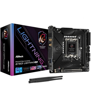 Placa Base ASRock B760I LGA 1700 Mini ITX Phantom Gaming Lightning WiFi DDR5 PCIe