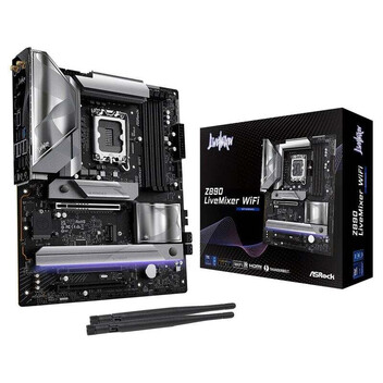 Placa Base ASRock Z890 LGA1851 ATX LiveMixer WiFi 7 Thunderbolt 4 Gaming Placa Base ASRock Z890 LGA1851 ATX LiveMixer WiFi 7 Thunderbolt 4 Gaming