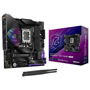 Placa Base ASRock Z890 Micro ATX LGA 1851 Z890M Riptide WiFi DDR5 Thunderbolt 4 Placa Base ASRock Z890 Micro ATX LGA 1851 Z890M Riptide WiFi DDR5 Thunderbolt 4
