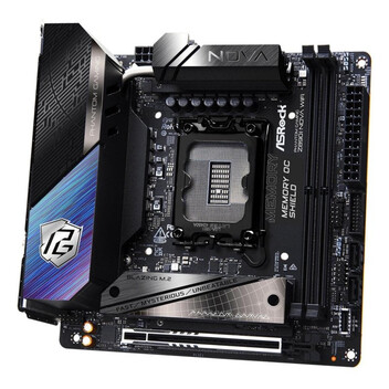 Placa Base ASRock Z890 LGA1851 Mini ITX Z890I Nova WiFi DDR5 PCIe 5.0 Thunderbolt 4 5GbE Wi-Fi 7 BT Placa Base ASRock Z890 LGA1851 Mini ITX Z890I Nova WiFi DDR5 PCIe 5.0 Thunderbolt 4 5GbE Wi-Fi 7 BT