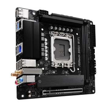 Placa Base ASRock B860I LGA1851 Mini-ITX B860I WiFi DDR5 M.2 WiFi 6E Ethernet 2.5Gb Placa Base ASRock B860I LGA1851 Mini-ITX B860I WiFi DDR5 M.2 WiFi 6E Ethernet 2.5Gb