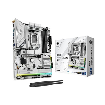 Placa Base Asrock B860 LGA 1851 ATX Steel Legend WiFi DDR5 DualBIOS PCIe 5.0 Placa Base Asrock B860 LGA 1851 ATX Steel Legend WiFi DDR5 DualBIOS PCIe 5.0