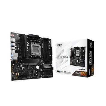 Placa Base ASRock B850 Micro ATX AM5 B850M Pro-A PCIe 5.0 DDR5 256GB USB 3.2 RAID