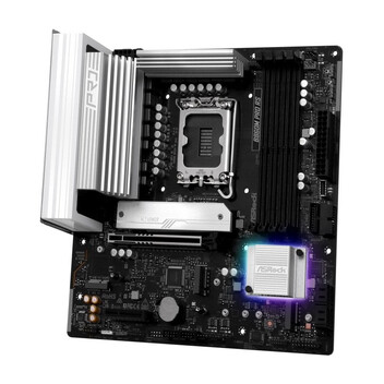 Placa Base Asrock B860 Intel B860M LGA 1851 Micro ATX DDR5 256GB Dual LAN Dragon RTL8125BG Overclock