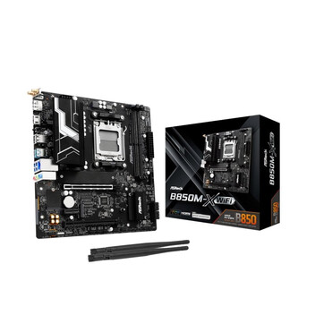 Placa Base ASRock B860 Micro ATX LGA 1851 B860M-X WiFi DDR4 USB 3.2 SATA PCIe WiFi