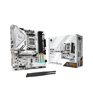Placa Base Asrock B850M Steel Legend WiFi B850 AM5 Micro ATX Overclock DDR5 WiFi RAID Placa Base Asrock B850M Steel Legend WiFi B850 AM5 Micro ATX Overclock DDR5 WiFi RAID