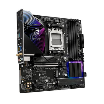 Placa Base Asrock B850 AMD AM5 Micro ATX B850M Phantom Gaming Riptide WiFi DDR5 PCIe 5.0