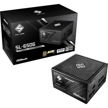 Fuente Alimentación Asrock 650W Certificación 80 PLUS Gold Steel Legend Prote