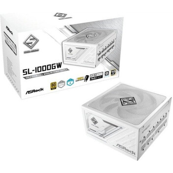 Fuente Alimentación Asrock 1000W Certificación 80+ Gold Steel Legend Blanca D