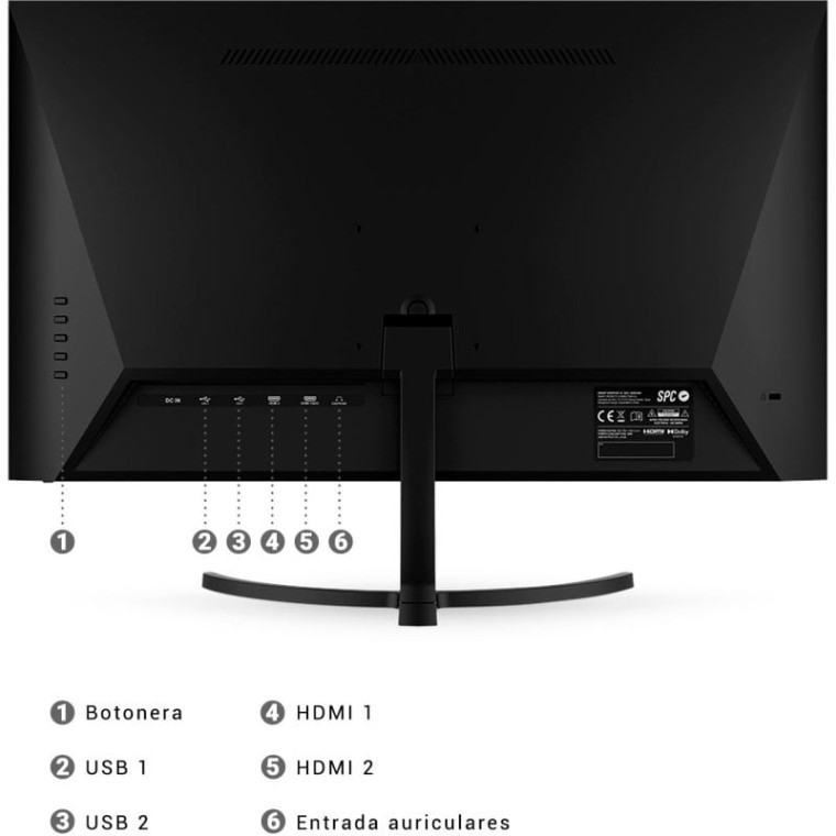 SPC Smart Monitor 23.8" FullHD Android TV