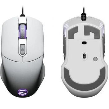 EVGA X12 Ratón Gaming Blanco 16000 DPI 8 Botones RGB Paracord EVGA X12 Ratón Gaming Blanco 16000 DPI 8 Botones RGB Paracord