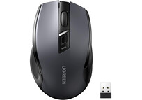 Ugreen MU006 Ratón Óptico Inalámbrico 4000 DPI Negro