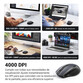 Ugreen MU006 Ratón Óptico Inalámbrico 4000 DPI Negro