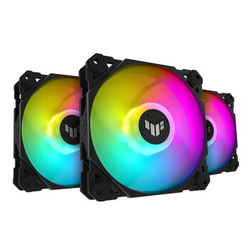 ASUS TUF Gaming TF120 ARGB Kit de 3 Ventiladores con Control de Aire 120mm Negro ASUS TUF Gaming TF120 ARGB Kit de 3 Ventiladores con Control de Aire 120mm Negro