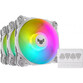 Asus TUF Gaming TF120 ARGB White Edition Kit de 3 Ventiladores con Control de Aire 120mm Blanco Asus TUF Gaming TF120 ARGB White Edition Kit de 3 Ventiladores con Control de Aire 120mm Blanco