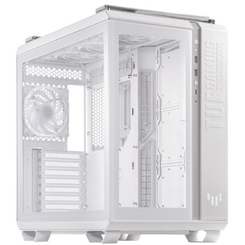 Torre PC ASUS TUF Gaming GT502 PLUS Midi Tower ATX Doble Cristal Templado USB-C Blanca Torre PC ASUS TUF Gaming GT502 PLUS Midi Tower ATX Doble Cristal Templado USB-C Blanca