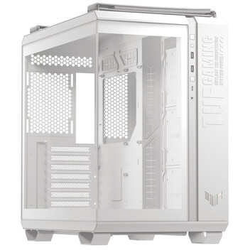 Torre PC ASUS TUF GAMING GT502 HORIZON TG ARGB Mid Tower ATX Doble Cristal Templado USB-C Blanca