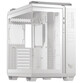 Torre PC ASUS TUF GAMING GT502 HORIZON TG ARGB Mid Tower ATX Doble Cristal Templado USB-C Blanca