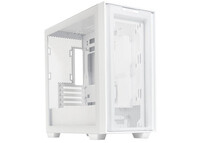 ASUS A21 Torre MATX Cristal Templado USB 3.2 Blanca