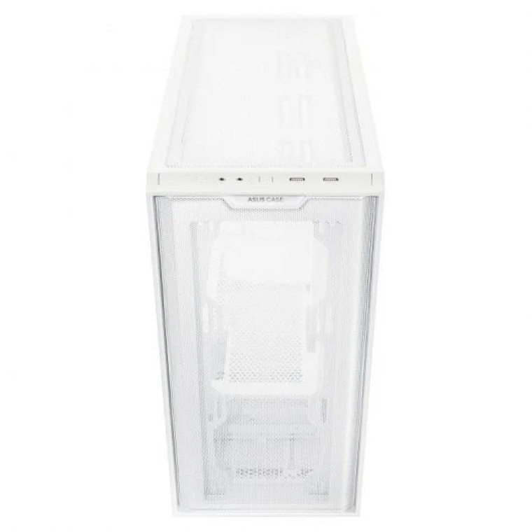 ASUS A21 Torre MATX Cristal Templado USB 3.2 Blanca