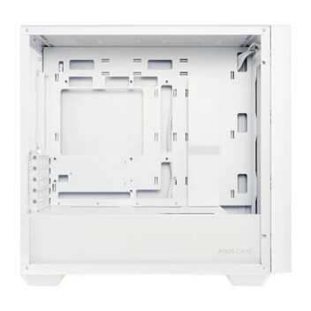 ASUS A21 Torre MATX Cristal Templado USB 3.2 Blanca