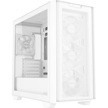 Torre PC ASUS A21 PLUS RG ARGB Mid Tower mATX Cristal Templado USB 3.0 Blanca