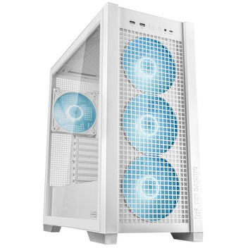 Torre PC ASUS TUF Gaming GT302 ARGB Midi Tower EATX Cristal Templado USB-C Blanca Torre PC ASUS TUF Gaming GT302 ARGB Midi Tower EATX Cristal Templado USB-C Blanca