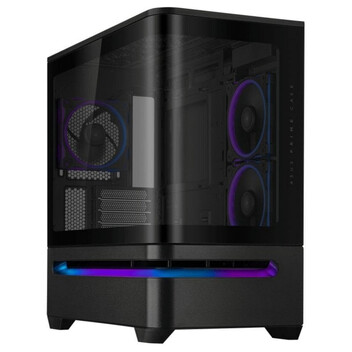 Torre PC Caja Semitorre ASUS PRIME AP202 ARGB Negro Cristal Templado Micro ATX/Mini-ITX