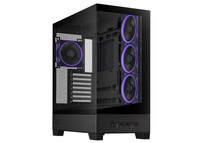 Torre PC ASUS A31 PLUS ARGB Mid Tower ATX Doble Cristal Templado USB-C Negra
