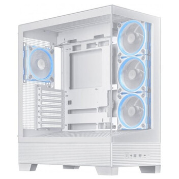 Torre PC ASUS A31 PLUS ARGB Mid Tower ATX Doble Cristal Templado USB-C Blanca