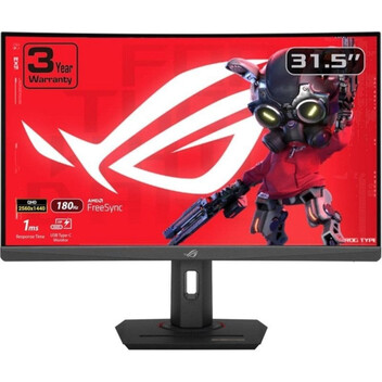 Monitor ASUS ROG Strix XG32WCS 31.5" LED Fast VA QHD 180Hz FreeSync Curva Monitor ASUS ROG Strix XG32WCS 31.5" LED Fast VA QHD 180Hz FreeSync Curva