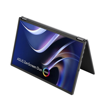 Monitor ASUS ZenScreen Duo OLED MQ149CD 14″ 1920x1200 OLED 1ms Plata Panel Brillante Dual Screen
