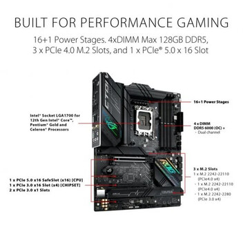 Asus ROG STRIX B660-F GAMING WIFI Asus ROG STRIX B660-F GAMING WIFI