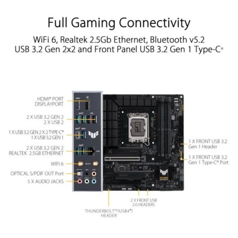 ASUS TUF GAMING B760M PLUS D4