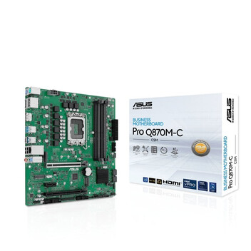 Placa Base ASUS Q870 LGA1851 Micro-ATX PRO Q870M-C-CSM DDR5 2x M.2 HDMI DP