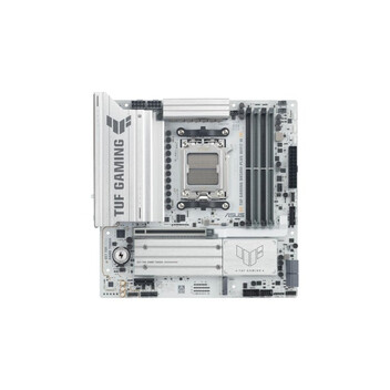 Placa Base ASUS B850 AM5 Micro ATX TUF GAMING B850M-PLUS WIFI7 White DDR5 WiFi 7 Bluetooth 5.4 Placa Base ASUS B850 AM5 Micro ATX TUF GAMING B850M-PLUS WIFI7 White DDR5 WiFi 7 Bluetooth 5.4