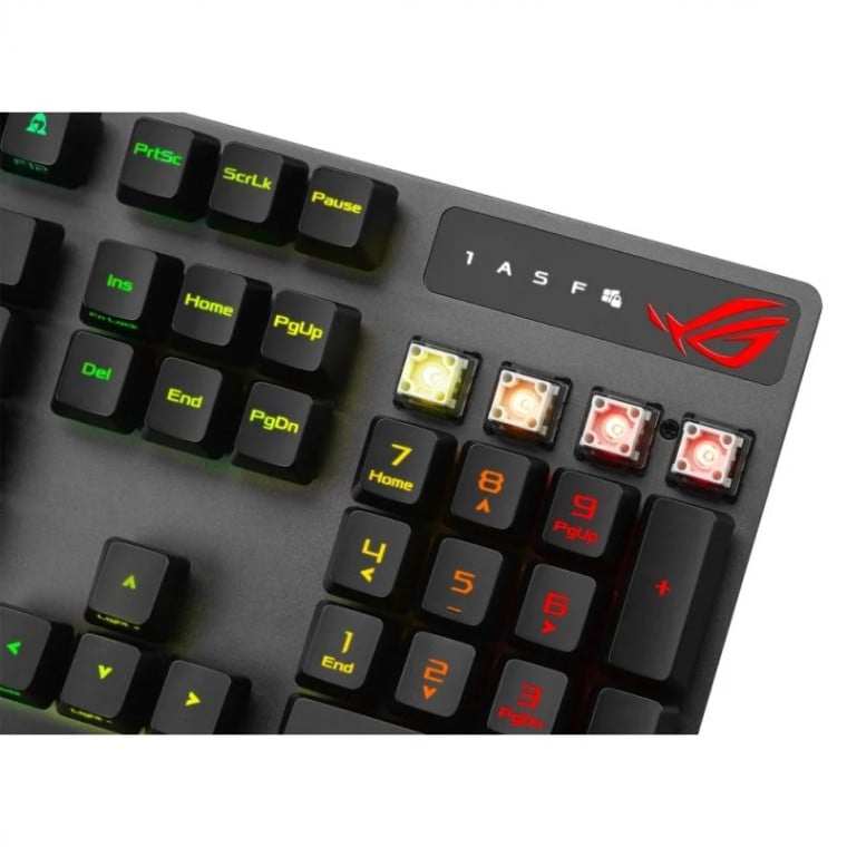 Asus ROG Strix Scope RX Teclado Mecánico Gaming RGB Switch Óptico ROG RX Red