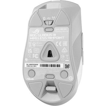 ASUS ROG Gladius III Wireless AimPoint Ratón Gaming Inalámbrico RGB 36.000 DPI Blanco ASUS ROG Gladius III Wireless AimPoint Ratón Gaming Inalámbrico RGB 36.000 DPI Blanco