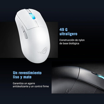ASUS ROG Harpe Ace Mini Ratón Gaming Inalámbrico 42000 DPI Blanco