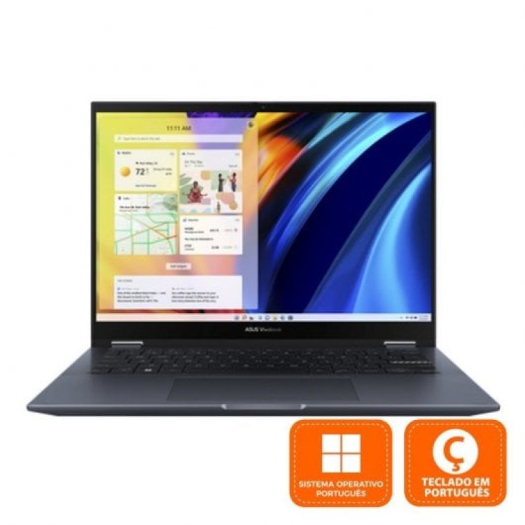 ASUS VivoBook S 14 Flip TN3402YA AMD Ryzen 7-7730U/16GB/512GB SSD/14'' Tátil Teclado Portugués