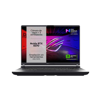 Portátil ASUS ROG Strix G16 G615JPR-S5003 16" Intel Core i7-14650HX 32GB 1TB SSD RTX 5070 8GB Eclips
