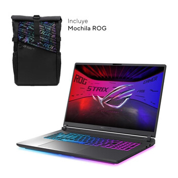 Portátil ASUS ROG Strix G18 G815LW-S9095 18" Intel Core Ultra 9 275HX 32GB 1TB SSD RTX 5080 16GB Gri