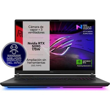 Portátil ASUS ROG Strix SCAR 18 G835LX-SA046W Intel Core Ultra 9 275HX/64GB/4TB SSD/RTX 5090/18" Portátil ASUS ROG Strix SCAR 18 G835LX-SA046W Intel Core Ultra 9 275HX/64GB/4TB SSD/RTX 5090/18"