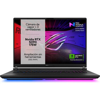 Portátil ASUS ROG Strix SCAR 18 G835LX-SA046W Intel Core Ultra 9 275HX/64GB/4TB SSD/RTX 5090/18" Portátil ASUS ROG Strix SCAR 18 G835LX-SA046W Intel Core Ultra 9 275HX/64GB/4TB SSD/RTX 5090/18"