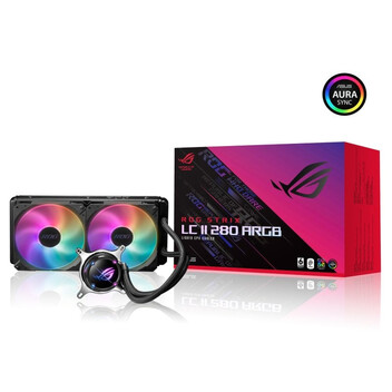 ASUS ROG STRIX LC II 280 ARGB Kit Refrigeración Líquida 280mm Negro ASUS ROG STRIX LC II 280 ARGB Kit Refrigeración Líquida 280mm Negro