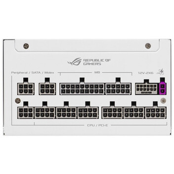 Fuente Alimentación ASUS ROG STRIX 1000P White Edition ATX 3.1 PCIe 5.1 1000W 80 Plus Platinum Modul