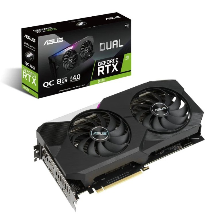 Asus GeForce RTX 3070 Dual OC V2 LHR 8GB GDDR6